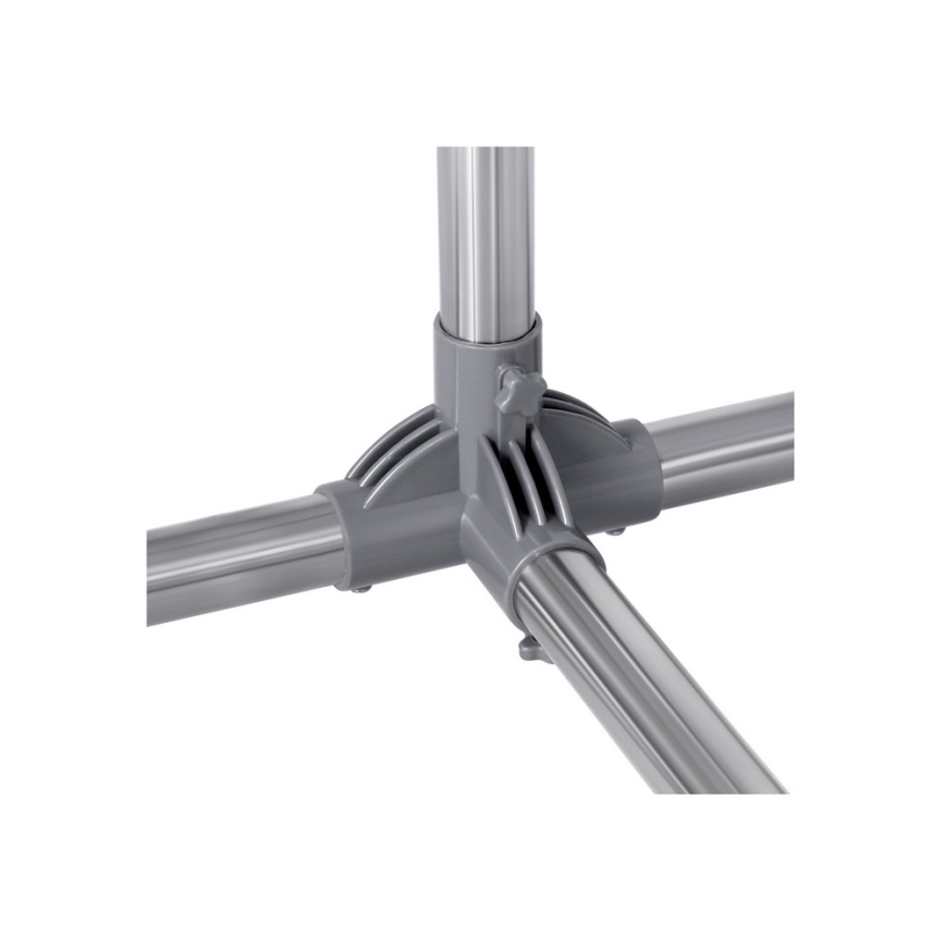 Mobilný stojanový vešiak LINEA strieborný