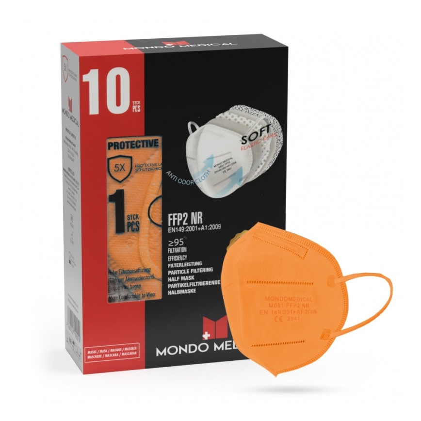 Mondo Medical Respirátor FFP2 NR Orange 1ks