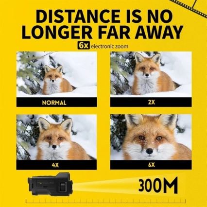 Monokulárny ďalekohľad s nočným videním 6x25 2000 mAh