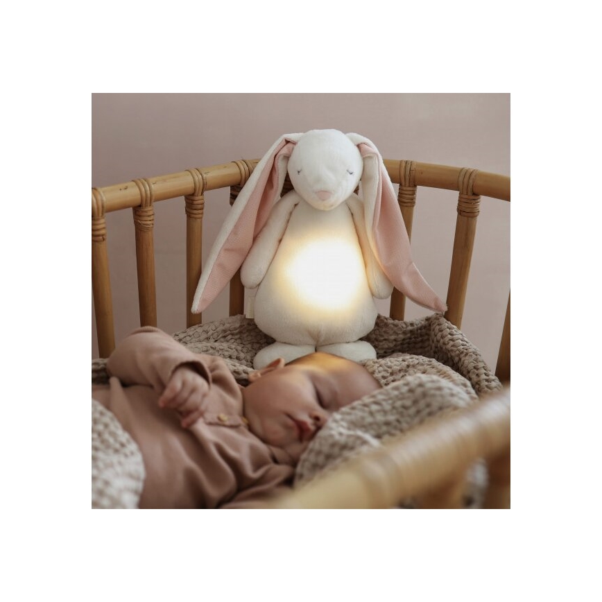 Moonie - Uspávadlo s melódiou a svetlom 2.0 zajačik powder