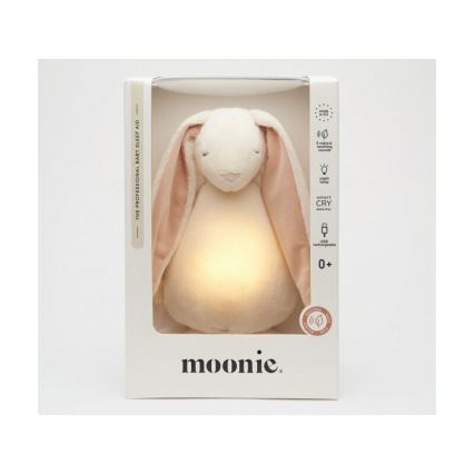 Moonie - Uspávadlo s melódiou a svetlom 2.0 zajačik powder