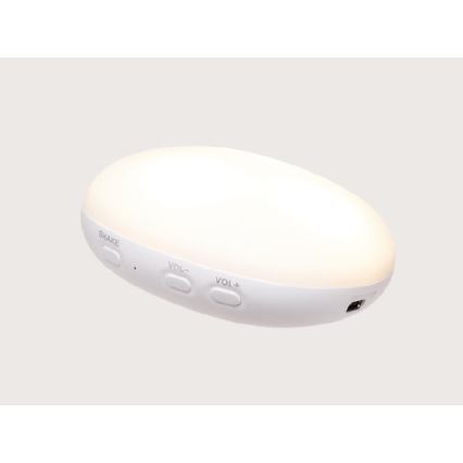 Moonie - Uspávadlo s melódiou a svetlom medvedík 2.0 organic grey