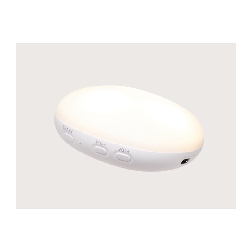 Moonie - Uspávadlo s melódiou a svetlom medvedík 2.0 organic grey