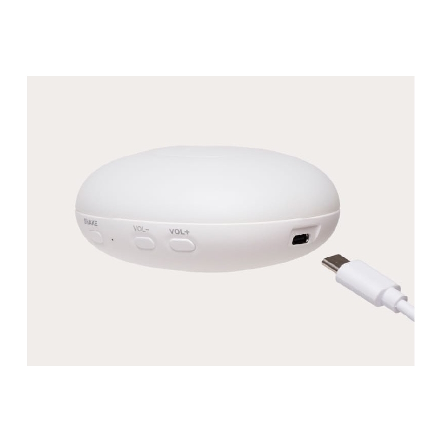 Moonie - Uspávadlo s melódiou a svetlom medvedík 2.0 organic grey