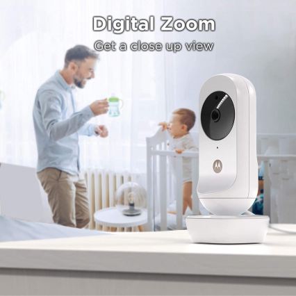 Motorola VM35-2 - Dobíjateľná detská chôvička s 2 kamerami 2000 mAh