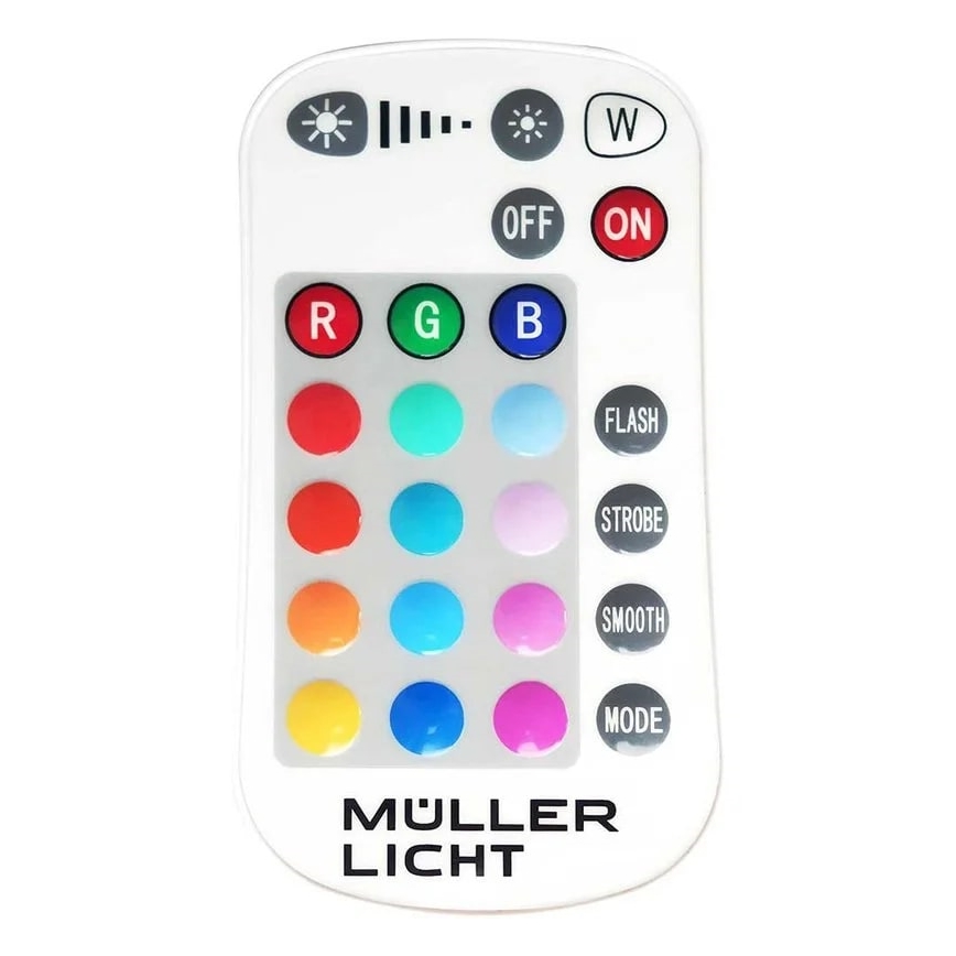 Müller-Licht - LED RGBW Stmievateľný vonkajší reflektor LED/10W/230V IP65 + diaľkové ovládanie