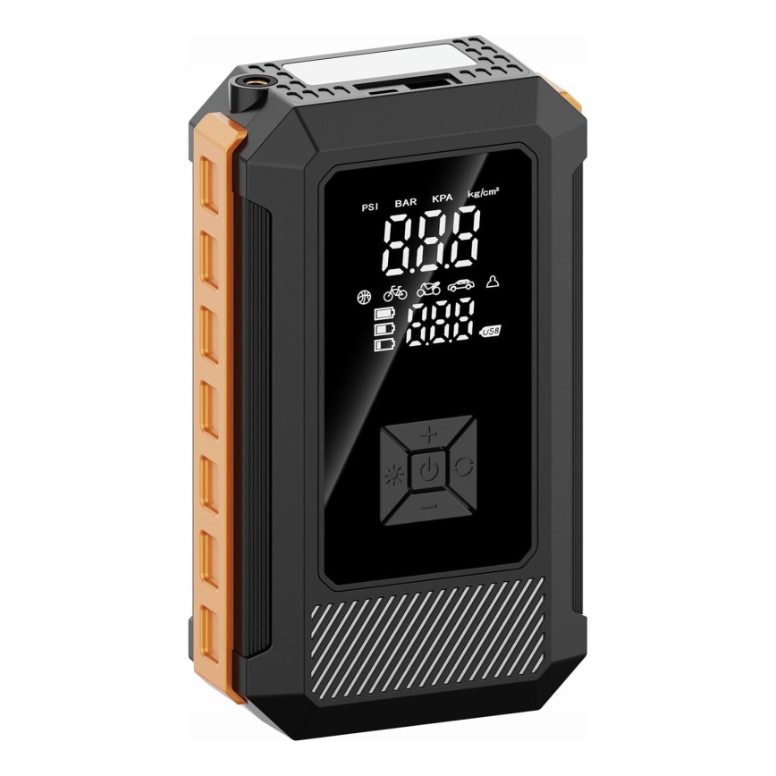 Multifunkčná štartovacia nabíjačka s kompresorom 8000 mAh