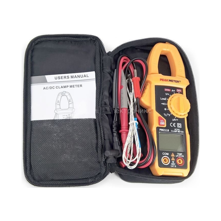 Multimeter kliešťový 2xAAA
