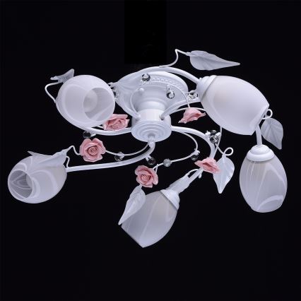 MW-LIGHT - Luster prisadený PROVENCE 5xE27/60W/230V