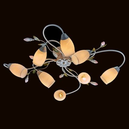 MW-LIGHT - Prisadený luster VERONA FLORA 8xE14/60W/230V