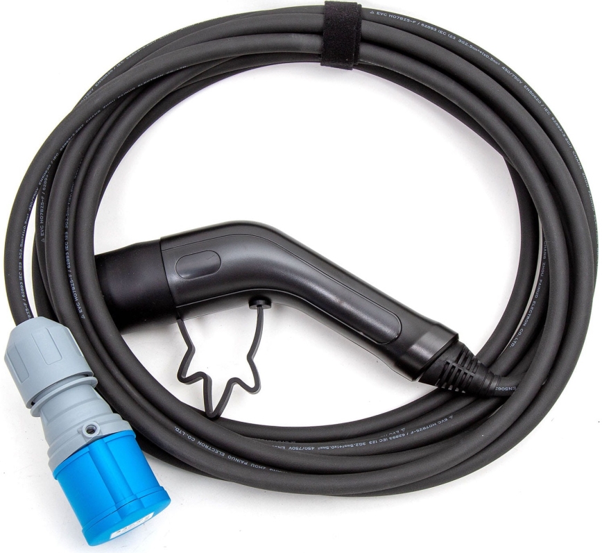 Nabíjací kábel pre elektro obytné vozy typu 2 7 m 3,6kW 16A