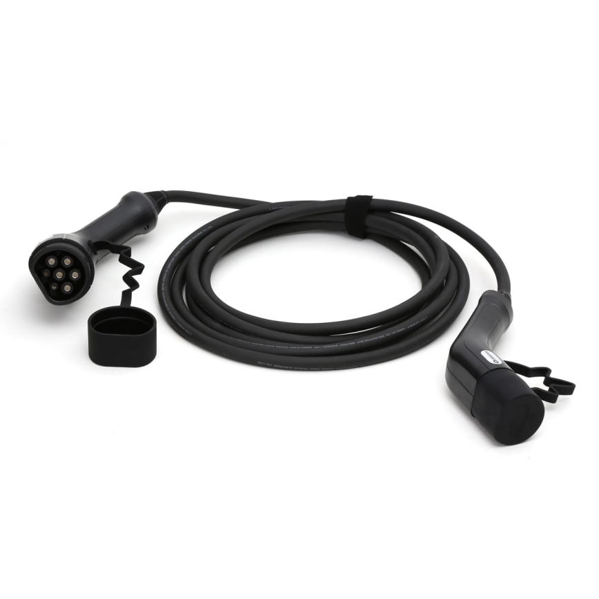 Nabíjací kábel pre elektromobily typu 2 5m 11kW 16A IP54 čierna