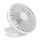 Nabíjací stolný ventilátor 10W/5V 2400 mAh biely