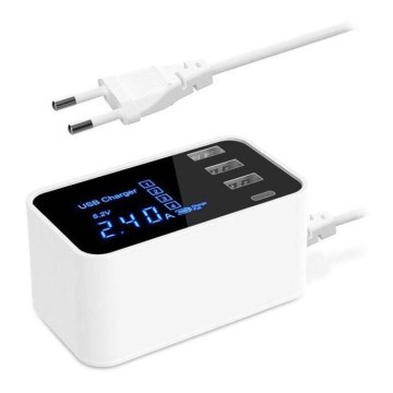 Nabíjacia stanica 3xUSB A + 1xUSB C