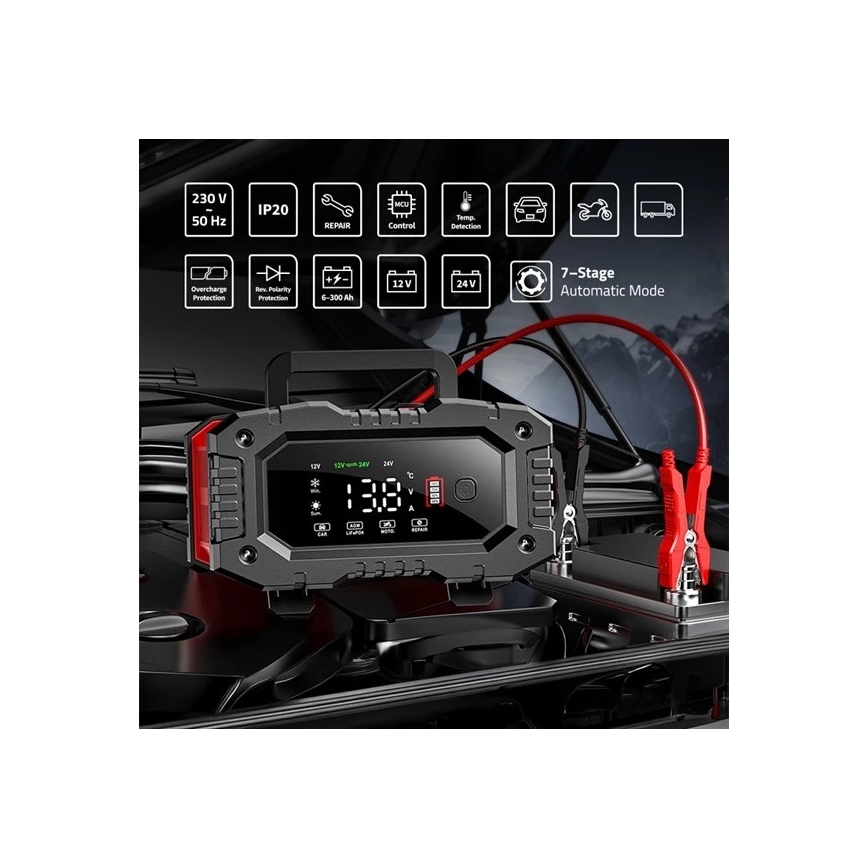 Nabíjačka akumulátorov 300W/230V