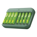 Nabíjačka batérií GP Charge & save 4×AA/AAA 1300 mAh/650 mAh 5V