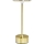 Nabíjateľná dotyková stolná LED lampa TAVOLO LED/2,5W/5V 2400 mAh 3000-6000K zlatá