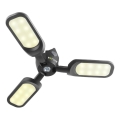Nabíjateľná LED kempingová svietilka so solárnym panelom LED/3W/1600 mAh IPX4