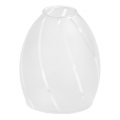 Náhradné sklo k lustru E14, priemer 7,2 cm, biele