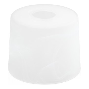 Náhradné sklo k lustru E27 pr. 13 cm biela
