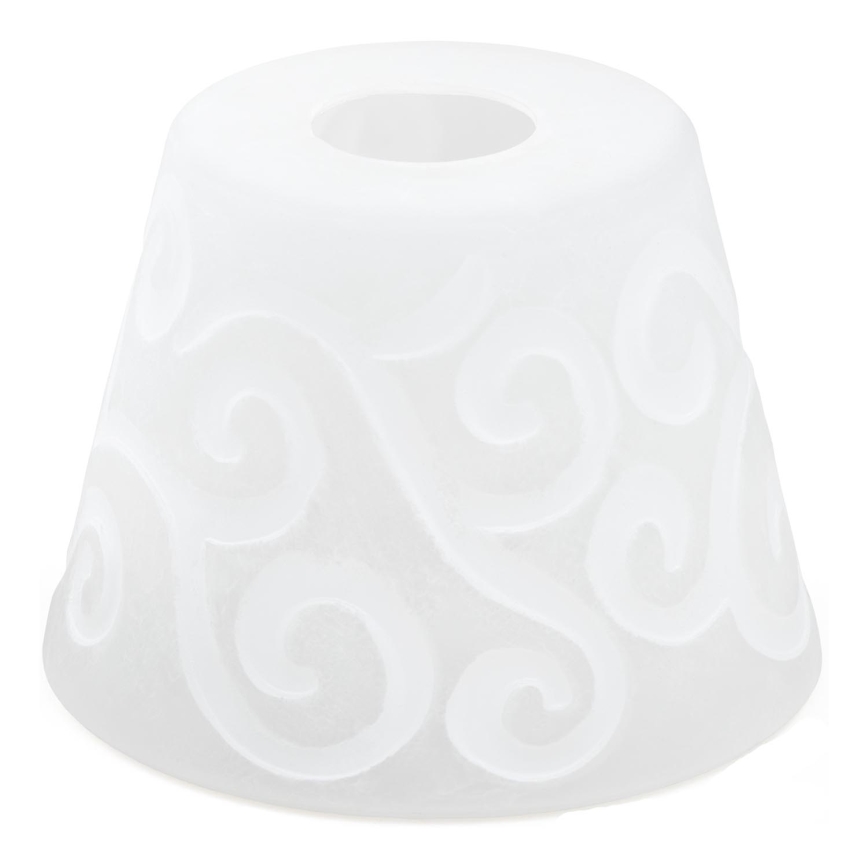 Náhradné sklo k lustru E27 pr. 15 cm biela