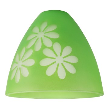 Náhradné sklo k lustru GARDEN E27 pr. 23 cm zelená