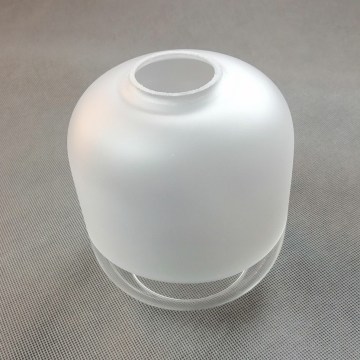 Náhradné sklo k lustru MARCO E27, priemer 14 cm, biele/číre