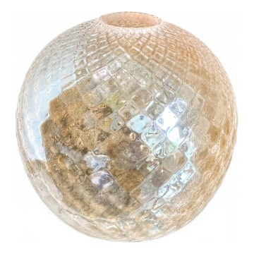 Náhradné sklo k stolovej lampe E27 pr. 17 cm dymovo-béžové
