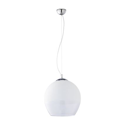 Náhradné sklo ku lustru KULA E27 priemer 38 cm biele/číre