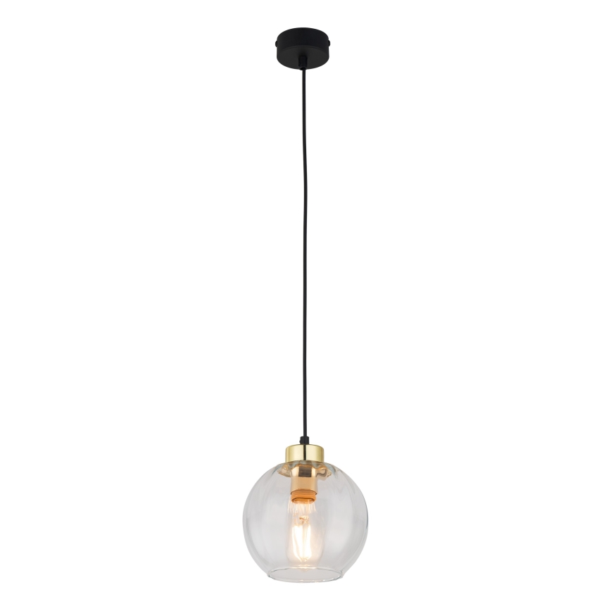 Náhradné sklo pre luster DEVI E27, priemer 18 cm, číre