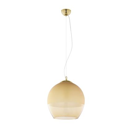Náhradné sklo pre luster KULA E27 pr. 38 cm dymovo-béžové