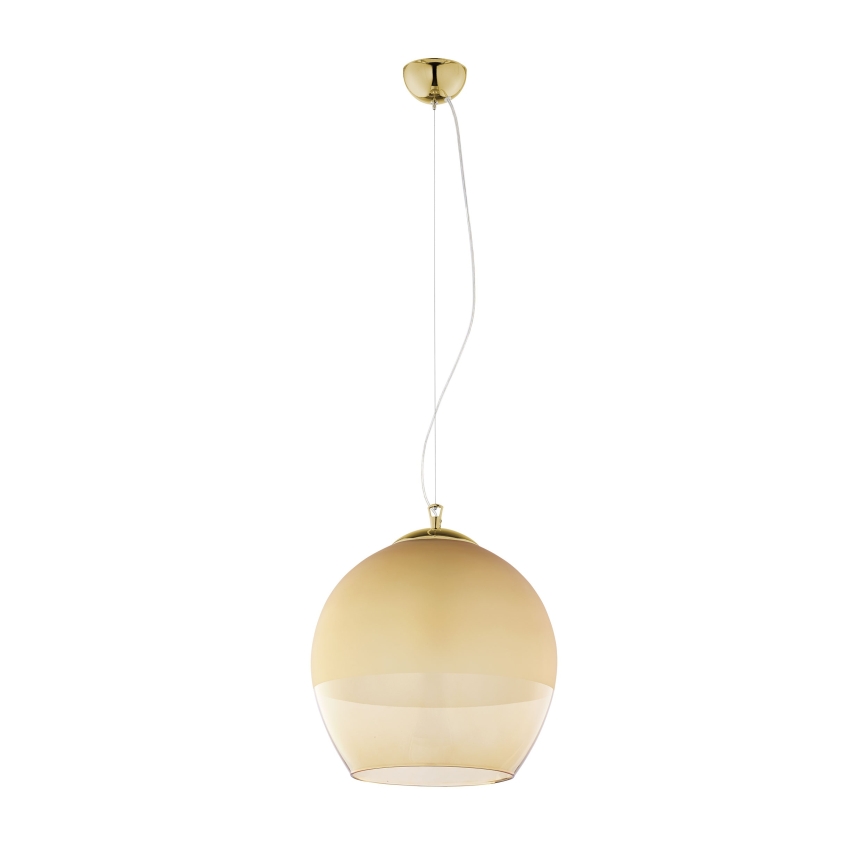 Náhradné sklo pre luster KULA E27 pr. 38 cm dymovo-béžové