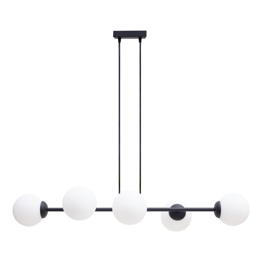 Náhradné sklo pre luster na lanku FIRA, priemer 14 cm, biele