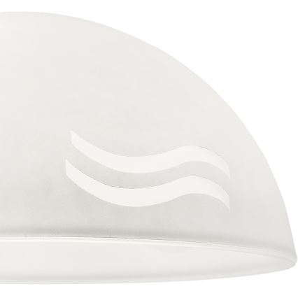Náhradné sklo k lustru SFERA E27 140x300 mm biela