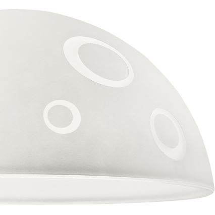 Náhradné sklo k lustru SFERA E27 140x300 mm biela
