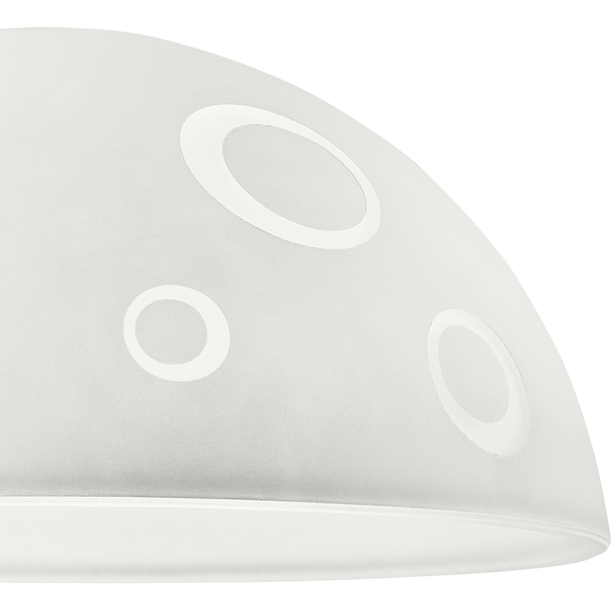 Náhradné sklo k lustru SFERA E27 140x300 mm biela