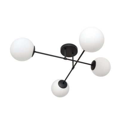 Náhradné sklo univerzálne MOON E27 pr. 16 cm biela