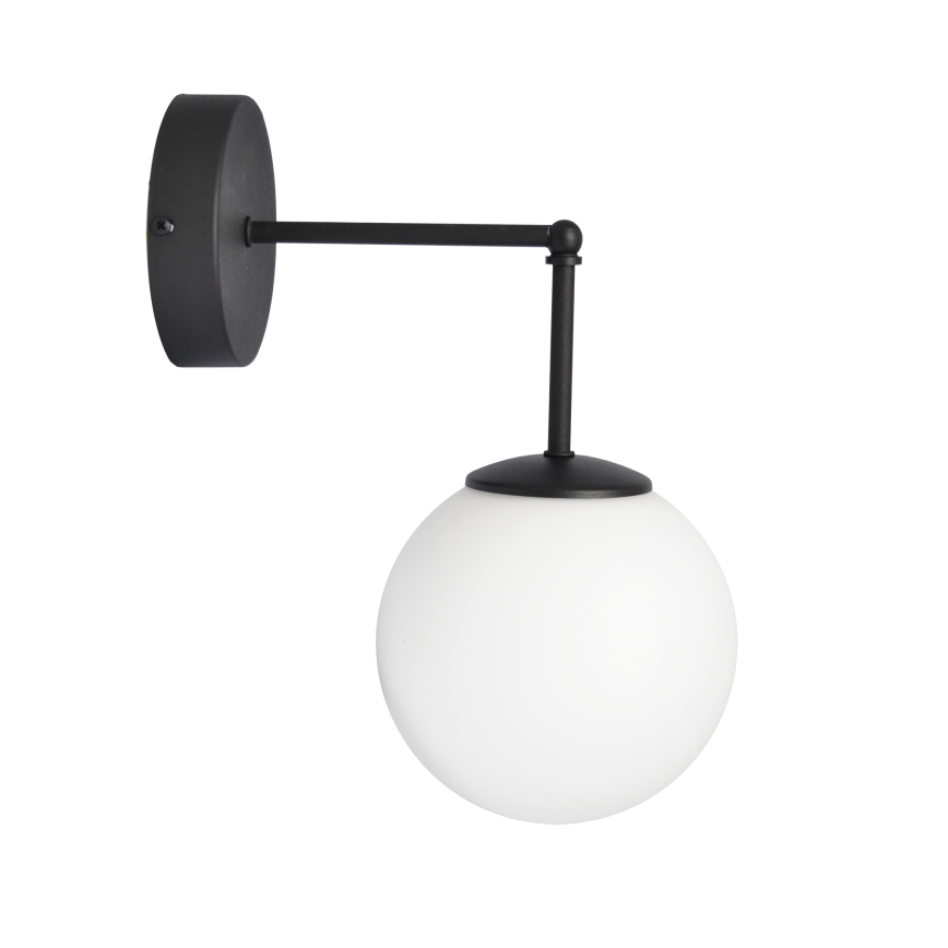 Náhradné sklo univerzálne MOON E27 pr. 16 cm biele
