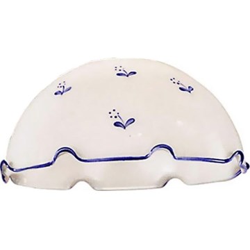 Náhradné sklo univerzálne NONNA E27 pr. 20 cm biela/modrá