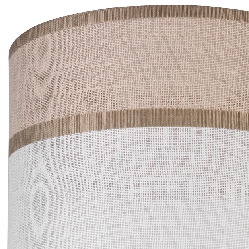 Náhradné tienidlo k lustru, stolnej lampe a nástennému svietidlu ANDREA E27 pr. 16 cm béžová/šedá