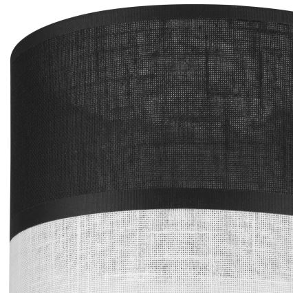 Náhradné tienidlo k lustru, nástennému svietidlu a stolnej lampe ANDREA E27 pr. 16 cm čierna/biela