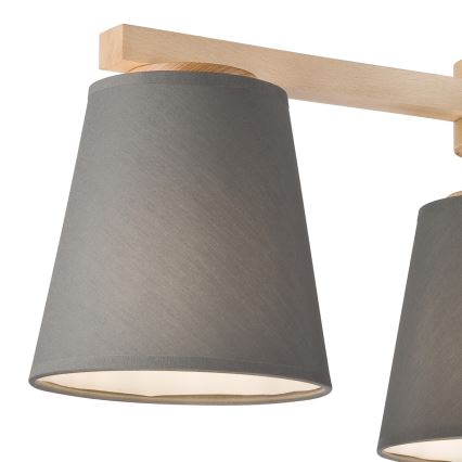 Náhradné tienidlo k lustru a nástennému svietidlu ELLIE E27 pr. 15 cm šedá