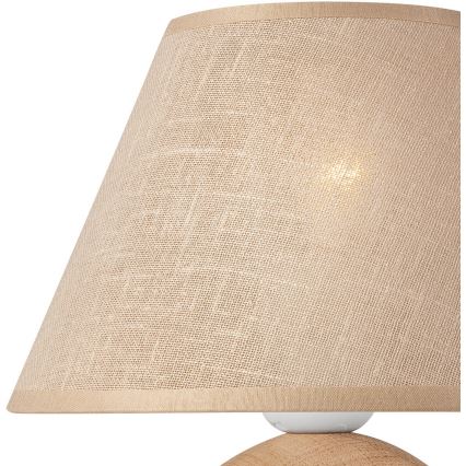 Náhradné tienidlo k stolnej lampe JUTA E27 pr. 19 cm béžová