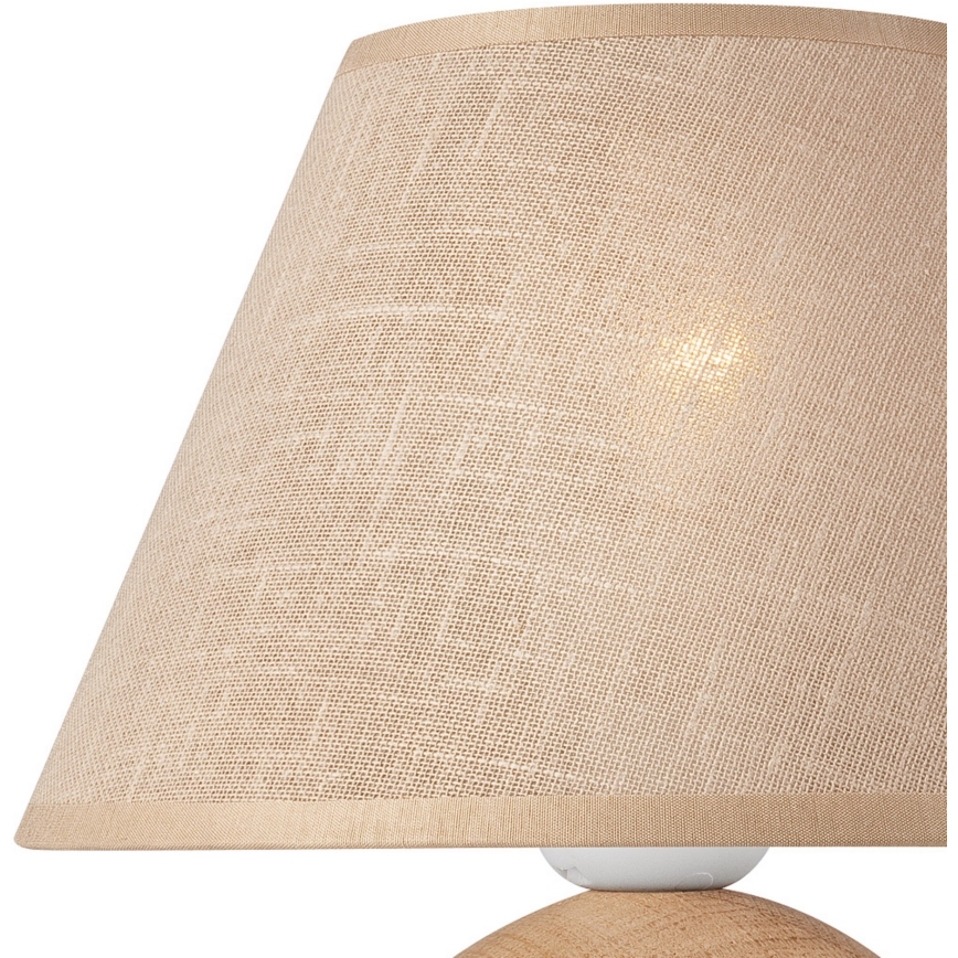 Náhradné tienidlo k stolnej lampe JUTA E27 pr. 19 cm béžová