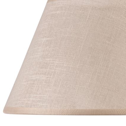 Náhradné tienidlo k stolnej lampe JUTA E27 pr. 19 cm béžová