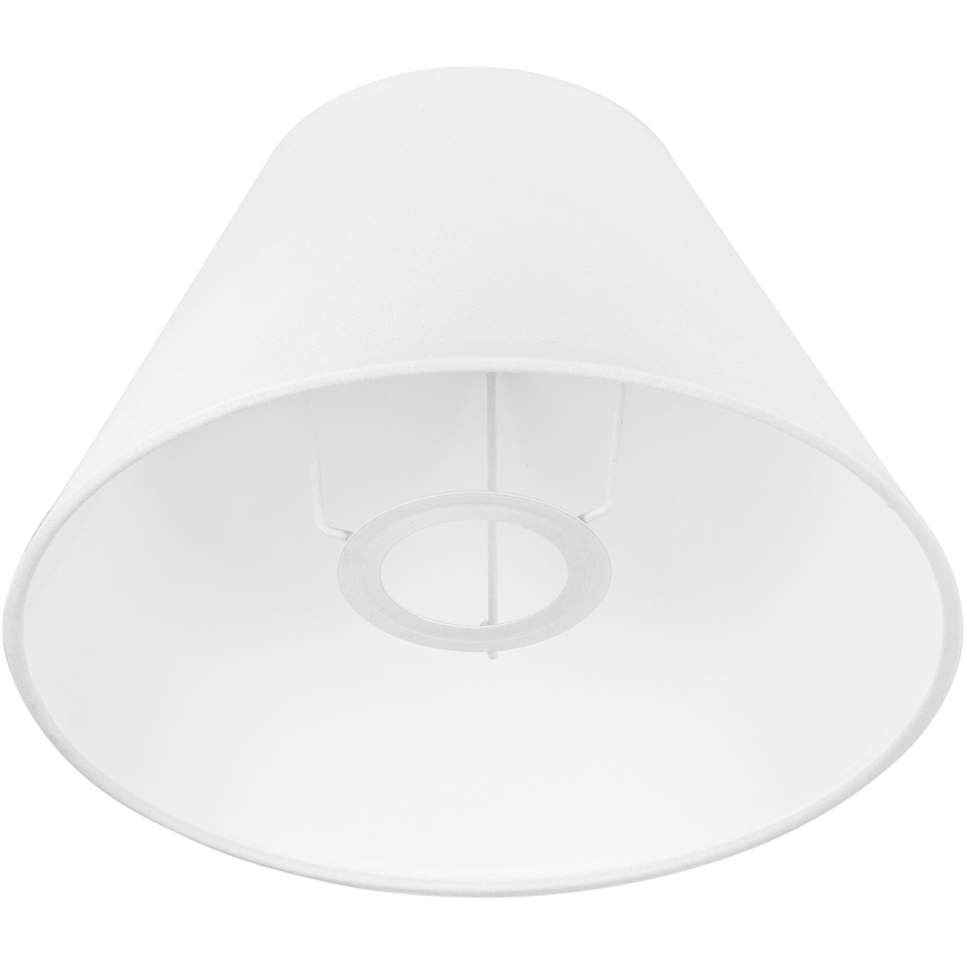 Náhradné tienidlo k stolnej lampe JUTA E27 pr. 19 cm biela