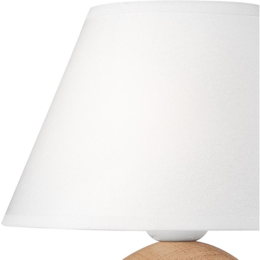 Náhradné tienidlo k stolnej lampe JUTA E27 pr. 19 cm biela
