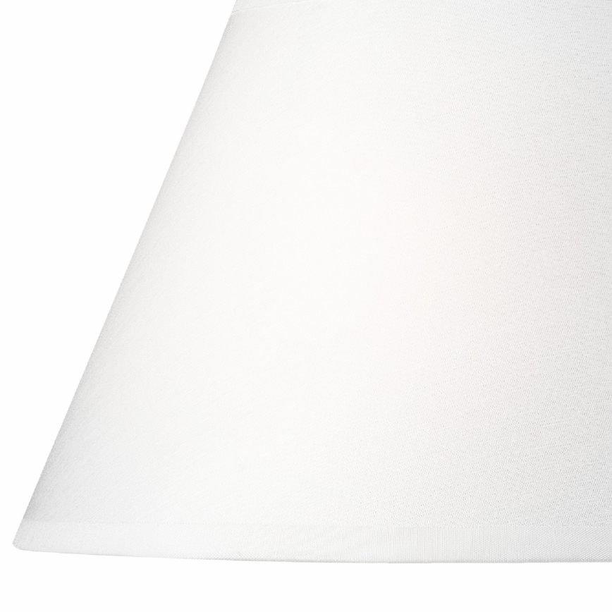 Náhradné tienidlo k stolnej lampe JUTA E27 pr. 19 cm biela