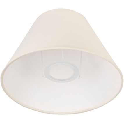 Náhradné tienidlo k stolnej lampe JUTA E27 pr. 19 cm krémová