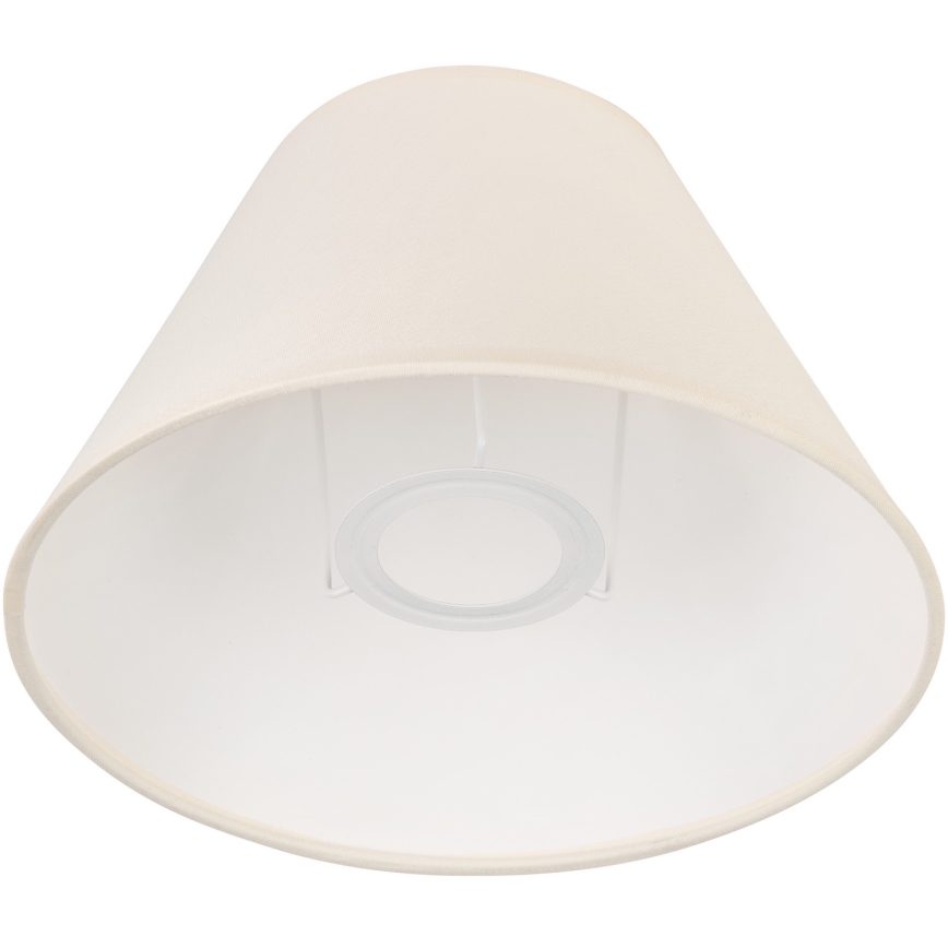 Náhradné tienidlo k stolnej lampe JUTA E27, priemer 19 cm, krémové
